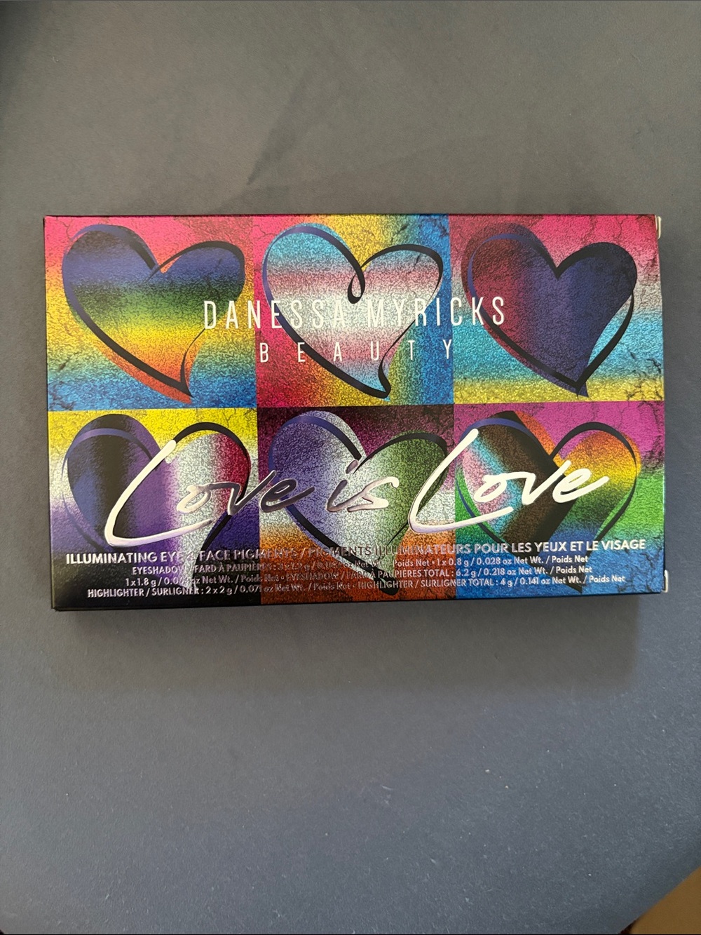Danessa Myricks Beauty Love Is Love Eyeshadow Palette - Rainbow Shades